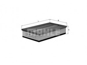 KNECHT LX 518 oro filtras 
 Filtrai -> Oro filtras
6040940704, 6040940804