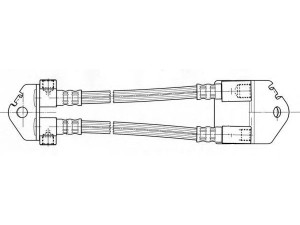 CEF 512359 stabdžių žarnelė 
 Stabdžių sistema -> Stabdžių žarnelės
4041436, 4409343, YC152282EA