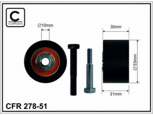 CAFFARO 278-51 kreipiantysis skriemulys, paskirstymo diržas 
 Diržinė pavara -> Paskirstymo diržas/komplektas -> Laisvasis/kreipiamasis skriemulys
55187100, 55187100, 71771498, 55187100