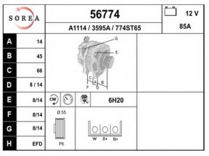 EAI 56774 kintamosios srovės generatorius
YLE10083