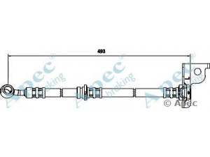 APEC braking HOS3572 stabdžių žarnelė 
 Stabdžių sistema -> Stabdžių žarnelės
5881126000