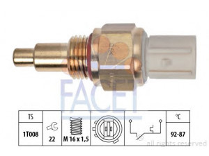 FACET 7.5050 temperatūros jungiklis, radiatoriaus ventiliatorius 
 Aušinimo sistema -> Siuntimo blokas, aušinimo skysčio temperatūra
37773-PH1-621, 37773-PH2-004, PEJ100080