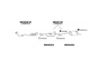 VENEPORTE 500098 išmetimo sistema