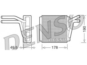 DENSO DRR33001 šilumokaitis, salono šildymas 
 Šildymas / vėdinimas -> Šilumokaitis
3402363