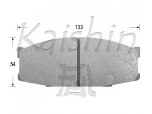 KAISHIN D6015 stabdžių trinkelių rinkinys, diskinis stabdys 
 Techninės priežiūros dalys -> Papildomas remontas
MB295549, MB295690, MB295878, MB295879