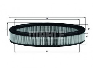 KNECHT LX 716 oro filtras 
 Filtrai -> Oro filtras
33001795, 8933001795