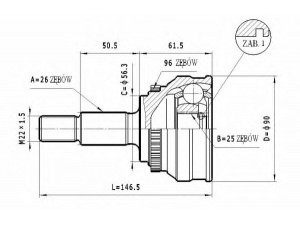 STATIM C.331 jungčių komplektas, kardaninis velenas 
 Ratų pavara -> Sujungimai/komplektas
431498099F, 431498099D