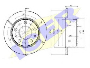ICER 78BD4696-1 stabdžių diskas 
 Dviratė transporto priemonės -> Stabdžių sistema -> Stabdžių diskai / priedai
4246.Z1, 4 683 380 7, 5 174 024 8
