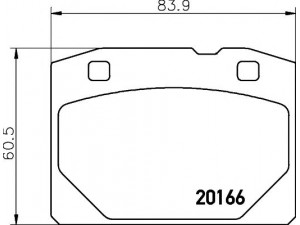HELLA PAGID 8DB 355 007-191 stabdžių trinkelių rinkinys, diskinis stabdys 
 Techninės priežiūros dalys -> Papildomas remontas
4208932, 21013501089, 21013501090