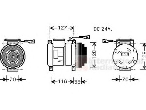 VAN WEZEL 2800K073 kompresorius, oro kondicionierius 
 Oro kondicionavimas -> Kompresorius/dalys
98497470