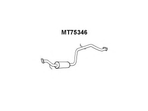 VENEPORTE MT75346 vidurinis duslintuvas 
 Išmetimo sistema -> Duslintuvas
MR464270