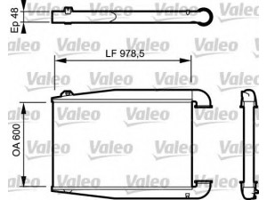 VALEO 818774 tarpinis suslėgto oro aušintuvas, kompresorius 
 Variklis -> Oro tiekimas -> Įkrovos agregatas (turbo/superįkrova) -> Tarpinis suslėgto oro aušintuvas
6285003400