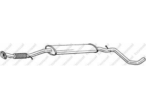 BOSAL 287-161 vidurinis duslintuvas 
 Išmetimo sistema -> Duslintuvas
51 788 194