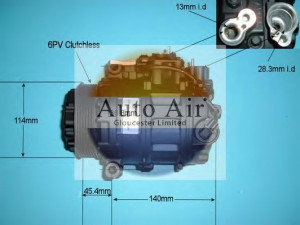 AUTO AIR GLOUCESTER 14-6256R kompresorius, oro kondicionierius 
 Oro kondicionavimas -> Kompresorius/dalys
0002306511, 2308511, 2309011, 2309511