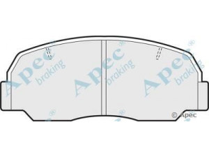 APEC braking PAD446 stabdžių trinkelių rinkinys, diskinis stabdys 
 Techninės priežiūros dalys -> Papildomas remontas
04491-60020, 04491-60020-000, 04491-87601