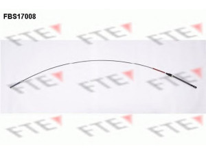 FTE FBS17008 trosas, stovėjimo stabdys 
 Stabdžių sistema -> Valdymo svirtys/trosai
522 614, 522 642, 90 445 986, 90 538 699