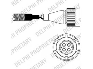 DELPHI ES10254-12B1 lambda jutiklis 
 Variklis -> Variklio elektra
1178 1247 235, 1178 1702 931, 1178 1720 845