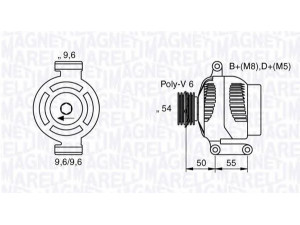 MAGNETI MARELLI 063377024010 kintamosios srovės generatorius 
 Elektros įranga -> Kint. sr. generatorius/dalys -> Kintamosios srovės generatorius
51805803, 51854905