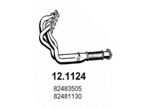 ASSO 12.1124 išleidimo kolektorius 
 Išmetimo sistema -> Išmetimo vamzdžiai
82458870, 82481126, 82481130, 82483505