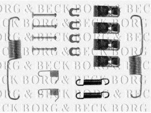 BORG & BECK BBK6014 priedų komplektas, diskinių stabdžių trinkelės 
 Stabdžių sistema -> Diskinis stabdys -> Stabdžių dalys/priedai