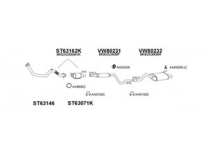 VENEPORTE 630098 išmetimo sistema 
 Išmetimo sistema -> Išmetimo sistema, visa
