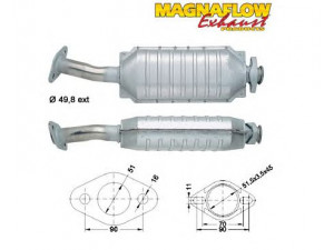 MAGNAFLOW 85820 katalizatoriaus keitiklis 
 Išmetimo sistema -> Katalizatoriaus keitiklis
855037