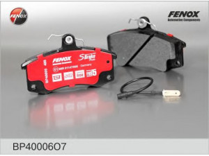 FENOX BP40006O7 stabdžių trinkelių rinkinys, diskinis stabdys 
 Techninės priežiūros dalys -> Papildomas remontas
2110-0350180-082, 2110-0350180-083