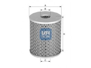 UFI 26.619.00 kuro filtras
250351R91, 258655R91, 258655R92