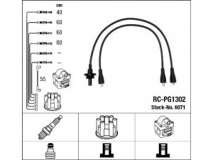 NGK 6071 uždegimo laido komplektas 
 Kibirkšties / kaitinamasis uždegimas -> Uždegimo laidai/jungtys
91 537 676 80, 9153767680