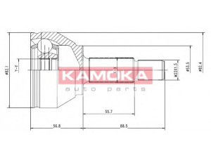 KAMOKA 7092 jungčių komplektas, kardaninis velenas 
 Ratų pavara -> Sujungimai/komplektas
1361301, 3652045, 3652047, 3667428