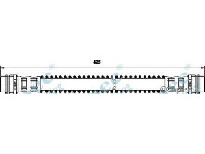 APEC braking HOS3684 stabdžių žarnelė 
 Stabdžių sistema -> Stabdžių žarnelės
7P0611776, 7L0611776, 7L0611776A