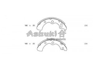 ASHUKI 1050-2004 stabdžių trinkelių komplektas 
 Techninės priežiūros dalys -> Papildomas remontas
064B3-SA0-670, 064B3SA0671, 064B8-SA0-671