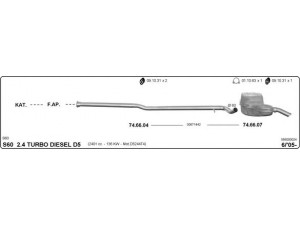 IMASAF 586000024 išmetimo sistema 
 Išmetimo sistema -> Išmetimo sistema, visa