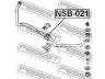 FEBEST NSB-021 skersinio stabilizatoriaus įvorių komplektas 
 Ašies montavimas/vairavimo mechanizmas/ratai -> Stabilizatorius/fiksatoriai -> Sklendės
54613-88G00