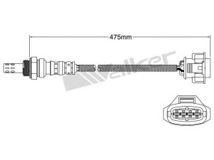 WALKER PRODUCTS 250-24765 lambda jutiklis 
 Variklis -> Variklio elektra
55566648