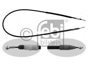 FEBI BILSTEIN 33168 trosas, stovėjimo stabdys 
 Stabdžių sistema -> Valdymo svirtys/trosai
36530-00QAC, 36530-00QAD, 4408 727