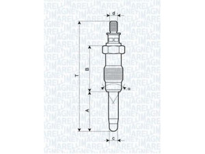 MAGNETI MARELLI 062587001304 kaitinimo žvakė 
 Kibirkšties / kaitinamasis uždegimas -> Kaitinimo kaištis
59621Y, 910X6M090AA, EZD27, 5962.OY