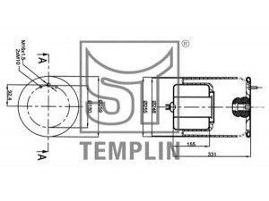 ST-TEMPLIN 04.060.6106.480 dėklas, pneumatinė pakaba
1076 594, 20 554 755