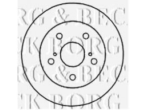 BORG & BECK BBD4666 stabdžių diskas 
 Dviratė transporto priemonės -> Stabdžių sistema -> Stabdžių diskai / priedai
4243102190, 4243112260
