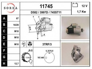 EAI 11745 starteris
JE0118400A, JE1518400, JE1618400A