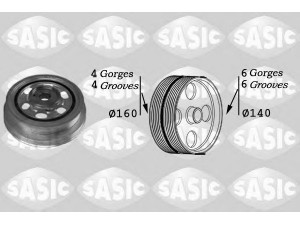 SASIC 2156030 skriemulys, alkūninis velenas 
 Diržinė pavara -> Dirželio skriemulys
504048057