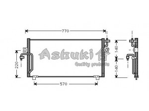 ASHUKI N657-70 kondensatorius, oro kondicionierius 
 Oro kondicionavimas -> Kondensatorius
92110-9F510/09F515, 92110-9F515