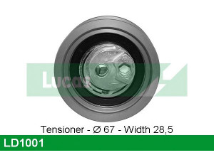 LUCAS ENGINE DRIVE LD1001 įtempiklio skriemulys, paskirstymo diržas
06D109243B