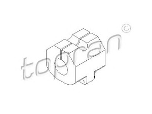 TOPRAN 103 671 skersinio stabilizatoriaus įvorių komplektas 
 Ašies montavimas/vairavimo mechanizmas/ratai -> Stabilizatorius/fiksatoriai -> Sklendės
443 411 327