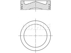 PERFECT CIRCLE 56 15448 0 stūmoklis 
 Variklis -> Cilindrai/stūmokliai
208 479 04, 211 051 77