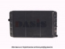 AKS DASIS 220390N radiatorius, variklio aušinimas 
 Aušinimo sistema -> Radiatorius/alyvos aušintuvas -> Radiatorius/dalys
211982, 9031079