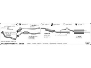 IMASAF 587000390 išmetimo sistema 
 Išmetimo sistema -> Išmetimo sistema, visa
