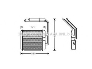 AVA QUALITY COOLING IV6052 šilumokaitis, salono šildymas 
 Šildymas / vėdinimas -> Šilumokaitis