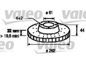 VALEO 186304 stabdžių diskas 
 Stabdžių sistema -> Diskinis stabdys -> Stabdžių diskas
7700802232, 7701204300, 7701204495