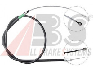 A.B.S. K19918 trosas, stovėjimo stabdys 
 Stabdžių sistema -> Valdymo svirtys/trosai
34 40 3 400 796
